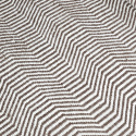 Tapis en laine \'Larkana\' - Marron/blanc