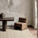 Tapis en laine \'Larkana\' - Beige/blanc