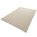 Tapis en laine \'Larkana\' - Beige/blanc