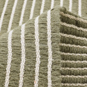 Tapis en laine \'Arbil\' - Vert/blanc