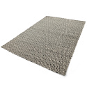 Tapis en laine \'Monastir\' - Noir et blanc