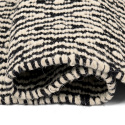 Tapis en laine \'Monastir\' - Noir et blanc