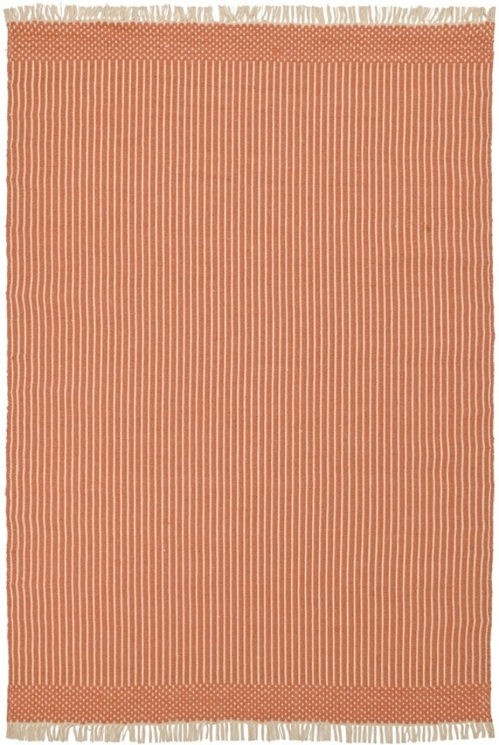 Tapis en laine \'Arbil\' - Terracotta/blanc dans le groupe Tapis / Tapis en laine chez Reforma (V102015100)