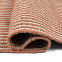 Tapis en laine \'Arbil\' - Terracotta/blanc