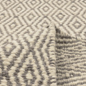 Tapis en laine \' Monastir\' - Gris/blanc