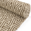 Tapis en laine \' Monastir\' - Marron/blanc