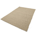 Tapis en laine \' Monastir\' - Marron/blanc