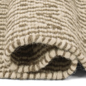 Tapis en laine \' Monastir\' - Marron/blanc