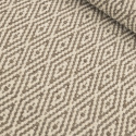 Tapis en laine \' Monastir\' - Marron/blanc