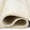 Tapis en laine \'Rozen Handloom Wool Premium\' - Blanc