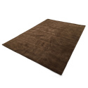 Tapis en laine \'Rozen Handloom Wool Premium\' - Marron
