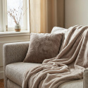 Plaid \' Aranga Super Soft Throw \' 130 x 170 cm - Marron