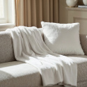 Housse de coussin \' Aranga Super Soft \' 45 x 45 cm - Blanche