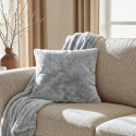 Housse de coussin \' Aranga Super Soft \' 45 x 45 cm - Gris
