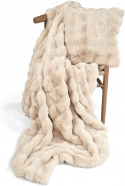 Housse de coussin \' Aranga Bubble \' 45 x 45 cm - Beige