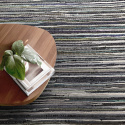 Tapis en chiffons « Home » - Multicolore/bleu
