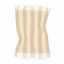 Tapis à carreaux \' Beatriz Stripe \' 130 x 170 cm - Beige/blanc