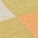Tapis à carreaux \' Audrey Check \' 130 x 170 cm - Beige/jaune/orange