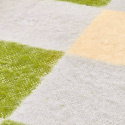 Tapis à carreaux \' Audrey Check \' 130x170cm - Beige/vert/violet