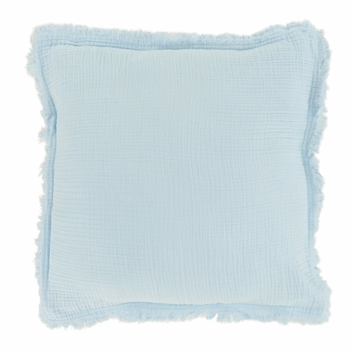 Housse de coussin \' Dorena \' 45 x 45 cm - Bleue dans le groupe Décoration / Textiles / Housses de coussin chez Reforma (V10201748)