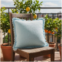 Housse de coussin \' Dorena \' 45 x 45 cm - Bleue
