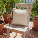 Housse de coussin \' Dorena \' 45 x 45 cm - Bleue