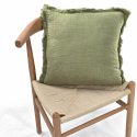 Housse de coussin \' Dorena \' 45 x 45 cm - Verte