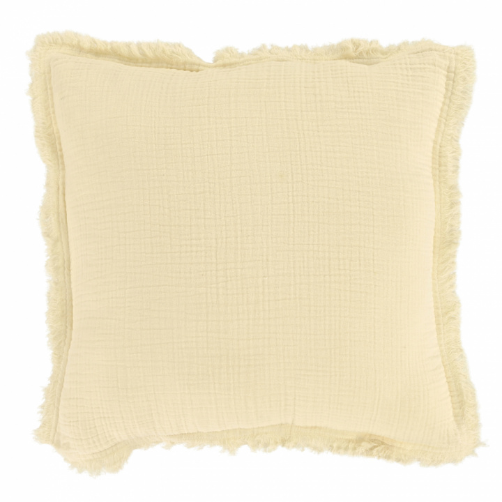 Housse de coussin \' Dorena \' 45 x 45 cm - Blanche dans le groupe Décoration / Textiles / Housses de coussin chez Reforma (V10201750)