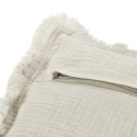 Housse de coussin \' Dorena \' 45 x 45 cm - Blanche