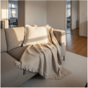 Housse de coussin \' Dorena \' 45 x 45 cm - Gris