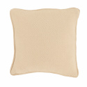Housse de coussin \' Denisa Fishbone \' 45 x 45 cm - Beige/blanc