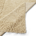 Tapis Rya \'Melilla en laine tissée à la main\' - Naturel