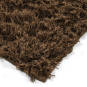 Tapis Rya \'Melilla  en laine tissée à la main\' - Marron
