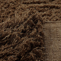 Tapis Rya \'Melilla  en laine tissée à la main\' - Marron