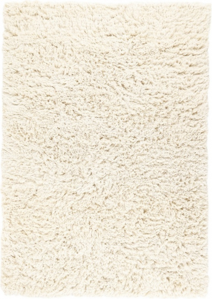 Tapis Rya \'Fassale » en laine tissée à la main\' - Blanc dans le groupe Tapis / Tapis en ry chez Reforma (V10201)