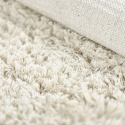 Tapis Rya \'Fassale » en laine tissée à la main\' - Blanc