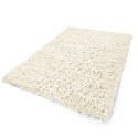 Tapis Rya \'Fassale » en laine tissée à la main\' - Blanc