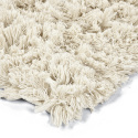 Tapis Rya \'Fassale » en laine tissée à la main\' - Blanc