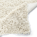 Tapis Rya \'Fassale » en laine tissée à la main\' - Blanc