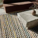 Tapis en chiffons « Lindby » - Multicolore/jaune