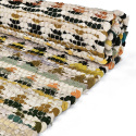 Tapis en chiffons « Lindby » - Multicolore/jaune