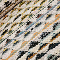 Tapis en chiffons « Lindby » - Multicolore/jaune