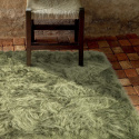 Tapis Rya \' Sohar \' - Vert