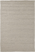 Tapis en laine tressée « Talvia » - Gris