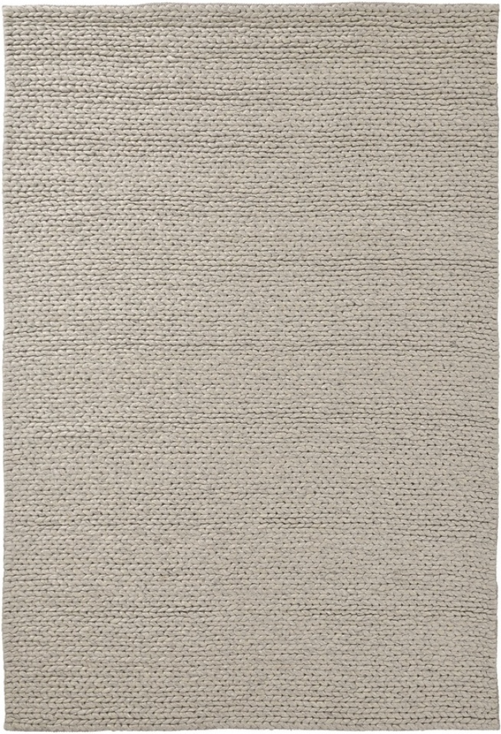 Tapis en laine tressée « Talvia » - Gris dans le groupe Tapis / Tapis en laine chez Reforma (V10252)