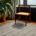 Tapis en laine tressée « Talvia » - Gris
