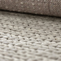 Tapis en laine tressée « Talvia » - Gris