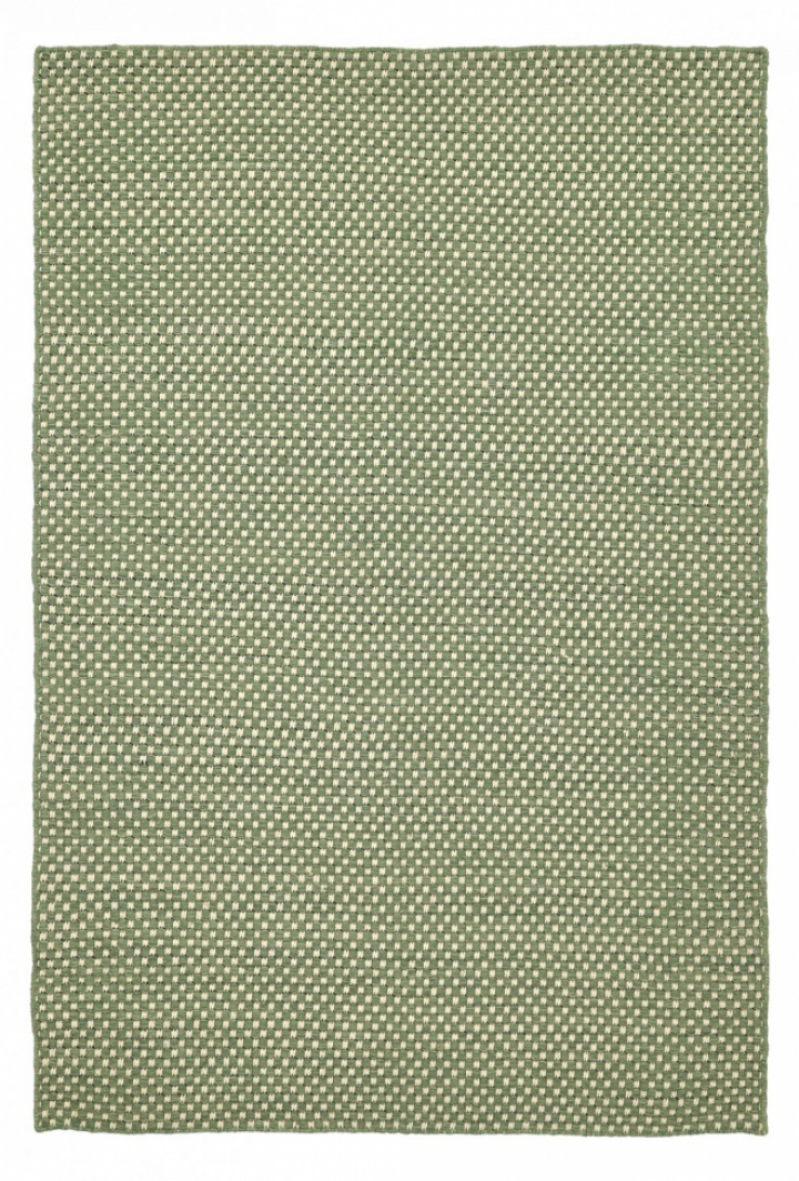 Tapis en laine \' Ovelia \' - Vert et blanc dans le groupe Décoration / Tapis / Tapis en laine chez Reforma (V10258)