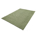 Tapis en laine \' Ovelia \' - Vert et blanc