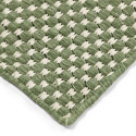 Tapis en laine \' Ovelia \' - Vert et blanc